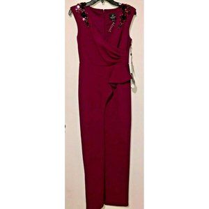 Women’s Dress Adrianna Papell Violet Draped Wrap N